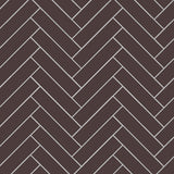 Avente Mission Chocolate 2"x8" Cement Tile Herringbone Rug