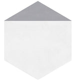 Mission Clip Oxford Gray 8" Hexagon Cement Tile