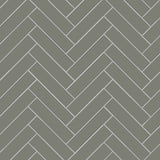 Avente Mission Green Forest 2"x8" Cement Tile Herringbone Rug