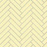 Avente Mission Jaune Clair 2"x8" Cement Tile Herringbone Rug