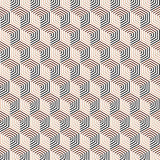 Mission Ripples 01 8" Hexagon Encaustic Cement Tile Rug