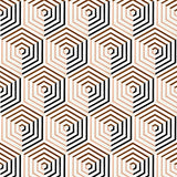 Mission Ripples 01 8" Hexagon Encaustic Cement Tile Rug Detail