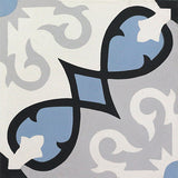 Avente Mission Sanctuary Sky Blue 8"x8" Encaustic Cement Tile