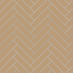Mission Sand 2"x8" Cement Tile Brick Herringbone Rug