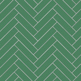 Avente Mission Vert Fonce 2"x8" Cement Tile Herringbone Rug