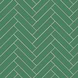 Avente Mission Vert Fonce 2"x8" Cement Tile Herringbone Rug