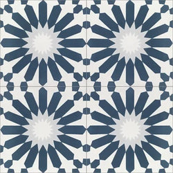Mission Zahr 01 Encaustic Cement Tile Quarter Design