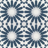 Mission Zahr 01 Encaustic Cement Tile Quarter Design