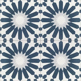 Mission Zahr 01 Encaustic Cement Tile Quarter Design