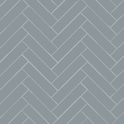 Avente Mission Peacock 2"x8" Cement Tile Herringbone Rug