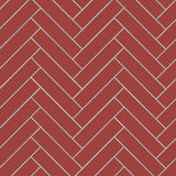 Avente Mission Rojo Palo Alto 2"x8" Cement Tile Herringbone Rug