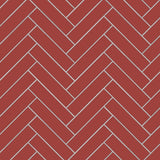 Avente Mission Rojo Palo Alto 2"x8" Cement Tile Herringbone Rug