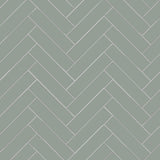 Avente Mission Sage 2"x8" Cement Tile Herringbone Rug