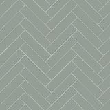 Avente Mission Sage 2"x8" Cement Tile Herringbone Rug