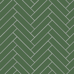 Avente Mission Verde Canada 2"x8" Cement Tile Herringbone Rug