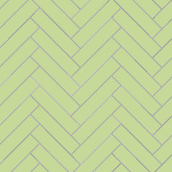 Avente Mission Verde Caribe 2"x8" Cement Tile Herringbone Rug