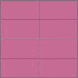 Mission 4"x8" Mexican Rose Cement Tile
