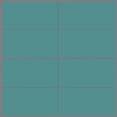 Mission Turquoise 4"x8" Encaustic Cement Tiles