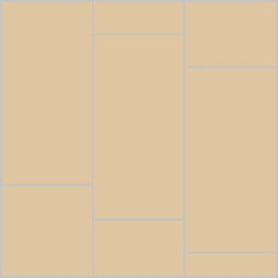 Mission 6"x12" Naranja Encaustic Cement Tile Running Bong Rug