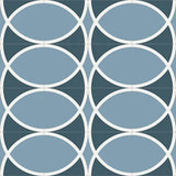 Mission Adrianna Blue 6"x6" Encaustic Cement Tile Rug Layout