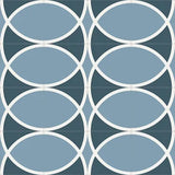 Mission Adrianna Blue 6"x6" Encaustic Cement Tile Rug Layout