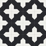 Mission Alhambra Classic 8"x8" Encaustic Cement Tile Rug Layout