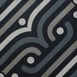 Mission Almost Black 8"x8" Encaustic Cement Tile