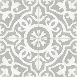Mission Amalia B 6"x6" Encaustic Cement Tile Quarter Design