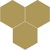 Mission Amarillo Dorado 8" Hexagon Encaustic Cement Tile Grouping