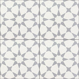 Mission Anza 05 6"x6" Encaustic Cement Tile Quarter Design