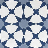 Mission Anza Blue 6"x6" Encaustic Cement Tile