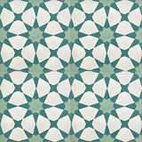 Mission Anza Turquoise 6"x6" Encaustic Cement Tile Quarter Design
