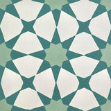 Mission Anza Turquoise 6"x6" Encaustic Cement Tile