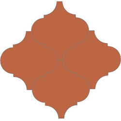 Mission Arabesque Malaga Terracotta 8" Cement Tile Grouping