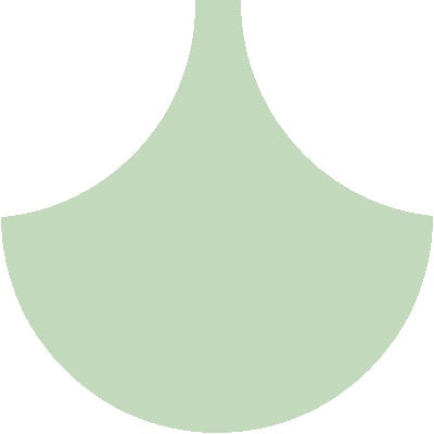Mission Arabesque Vert Claire 8" Fish Scale Encaustic Cement Tile
