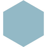 Mission Azul Morocco 8" Hexagon Encaustic Cement Tile