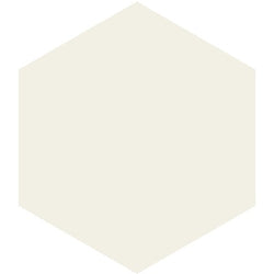 Mission Blanc 8" Hexagon Encaustic Cement Tile