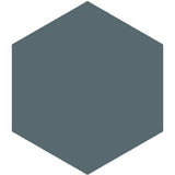 Mission Blue 8" Hexagon Encaustic Cement Tile