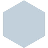 Mission Blue Clair 8" Hexagon Encaustic Cement Tile
