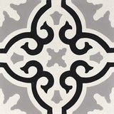 Mission Bocassio Oxford 8"x8" Encaustic Cement Tile