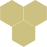 Mission Brun Chamois 8" Hexagon Encaustic Cement Tile Grouping