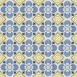 Mission Canadensis Crema 8"x8" Encaustic Cement Tile Rug