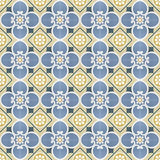 Mission Canadensis Crema 8"x8" Encaustic Cement Tile Rug