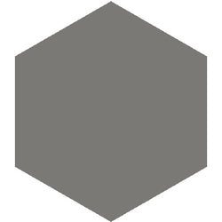 Mission Charcoal 8" Hexagon Encaustic Cement Tile