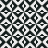 Mission Checkered Classic 8"x8" Encaustic Cement Tile Rug Detail
