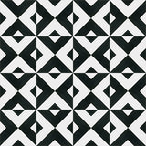 Mission Checkered Classic 8"x8" Encaustic Cement Tile Rug Detail