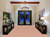 Mission Circles Terracotta 8"x8" Encaustic Cement Tile Entry Floor
