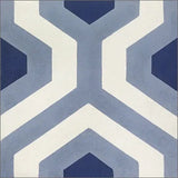 Mission Contempo Skyline Blue 8"x8" Encaustic Cement Tile