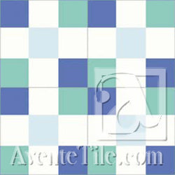 Mission Cuadros 9 -B Encaustic Cement Tile Quarter Design