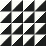 Mission Diagonal Classic 8"x8" Encaustic Cement Tile Rug Detail